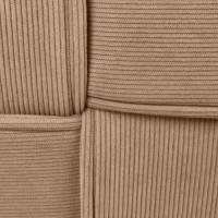 Sitzhocker Forinta Cord taupe Sitzhocker Forinta Cord taupe