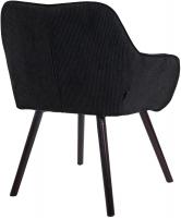 Esszimmerstuhl Vienna Cord schwarz schwarz 