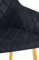 Esszimmerstuhl Monett Samt G schwarz 