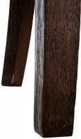 2er Set Esszimmerstuhl Zadar Stoff antik-dunkel creme 