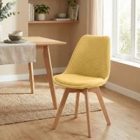 Stuhl Linares Cord gelb 