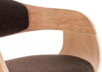 2er Set Stühle Kingston Stoff natura/braun 