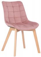 2er Set Esszimmerstühle Passaic Samt pink 