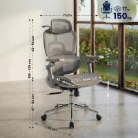 Bürostuhl Jenson grau Bürostuhl Jenson grau