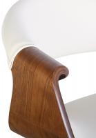 Esszimmerstuhl Foley Kunstleder Eiche creme 