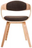 2er Set Stühle Kingston Stoff natura/braun 