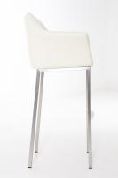 Barhocker Damaso E mit 4-Fuß Gestell creme 
