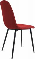 2er Set Esszimmerstuhl Maryam Stoff rot 