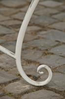 Gartenbank Tara antik weiß 