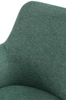 2er Set Esszimmerstuhl Olema Stoff grün