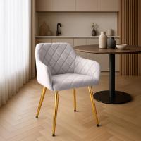 Esszimmerstuhl Monett Samt G grau 