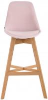 Barhocker Cannes Samt natura pink 