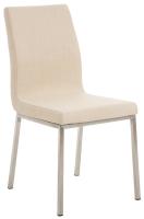 2er Set Esszimmerstühle Colmar Stoff creme 