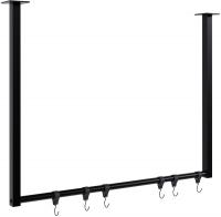 Kleiderstange Fenton 80x60 cm 6er schwarz