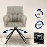 Esszimmerstuhl Jonah Stoff taupe