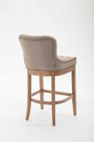 Barhocker Lakewood Stoff, Antik-hell taupe 