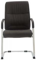 2er Set Freischwinger XXL Anubis Stoff dunkelgrau 