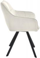 Esszimmerstuhl Scott Samt creme 