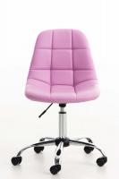Bürostuhl Emil Kunstleder pink 