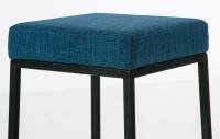 2er Set Barhocker Montreal 85 Stoff schwarz blau 