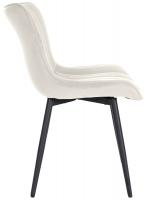 Stuhl Largo Samt creme 