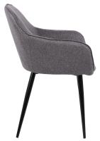 Esszimmerstuhl Boise Stoff dunkelgrau 
