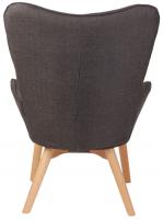 Lounger Durham Stoff dunkelgrau 