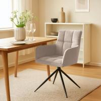 Esszimmerstuhl Jonah Stoff hellbraun