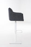Barhocker Damaso W Stoff dunkelgrau 