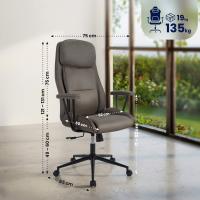 Bürostuhl Siddar antik-grau 