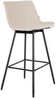 Barhocker Weston Kunstleder creme 