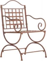 Gartenmöbel-Set Viro mit 2 Stühlen antik braun 