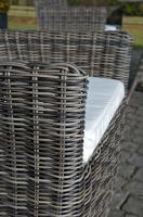 Stuhl Fontana / Sankt Marlo Cremeweiss 5mm grau-meliert 