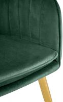 Esszimmerstuhl Cheryl Samt gold grün 