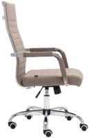Bürostuhl Amadora Stoff taupe 