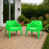 4er Set Stühle Bartal grün