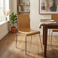 4er Set Besucherstuhl Gahanna natura 
