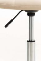 Bürostuhl Emil Kunstleder creme 