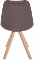 Stuhl Sofia Stoff Square taupe 