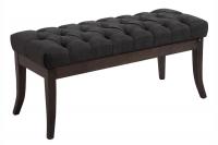 Sitzbank Ramses Stoff antik-dunkel 100 dunkelgrau 
