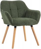 Esszimmerstuhl Vienna Cord natura grün 