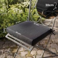 Sitzkissen Stuhl Sibell/Kiran dunkelgrau Sitzkissen Stuhl Sibell/Kiran dunkelgrau
