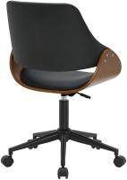 Bürostuhl Sorrento Kunstleder walnuss/schwarz 