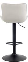 2er Set Barhocker Emma Samt creme 