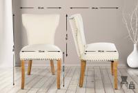 2er Set Esszimmerstuhl Zadar Stoff antik-hell creme 2er Set Esszimmerstuhl Zadar Stoff antik-hell creme